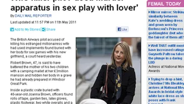 Un pilot britanic a folosit arma crimei cu care si-a ucis sotia, in jocurile erotice cu amanta