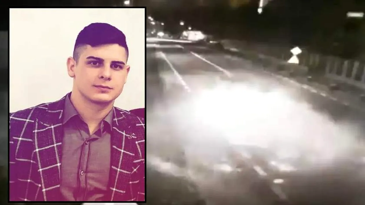 Imagini șocante cu momentul în care un tânăr de 19 ani, din Bistrița, intră pe contrasens și moare lovind altă mașină!