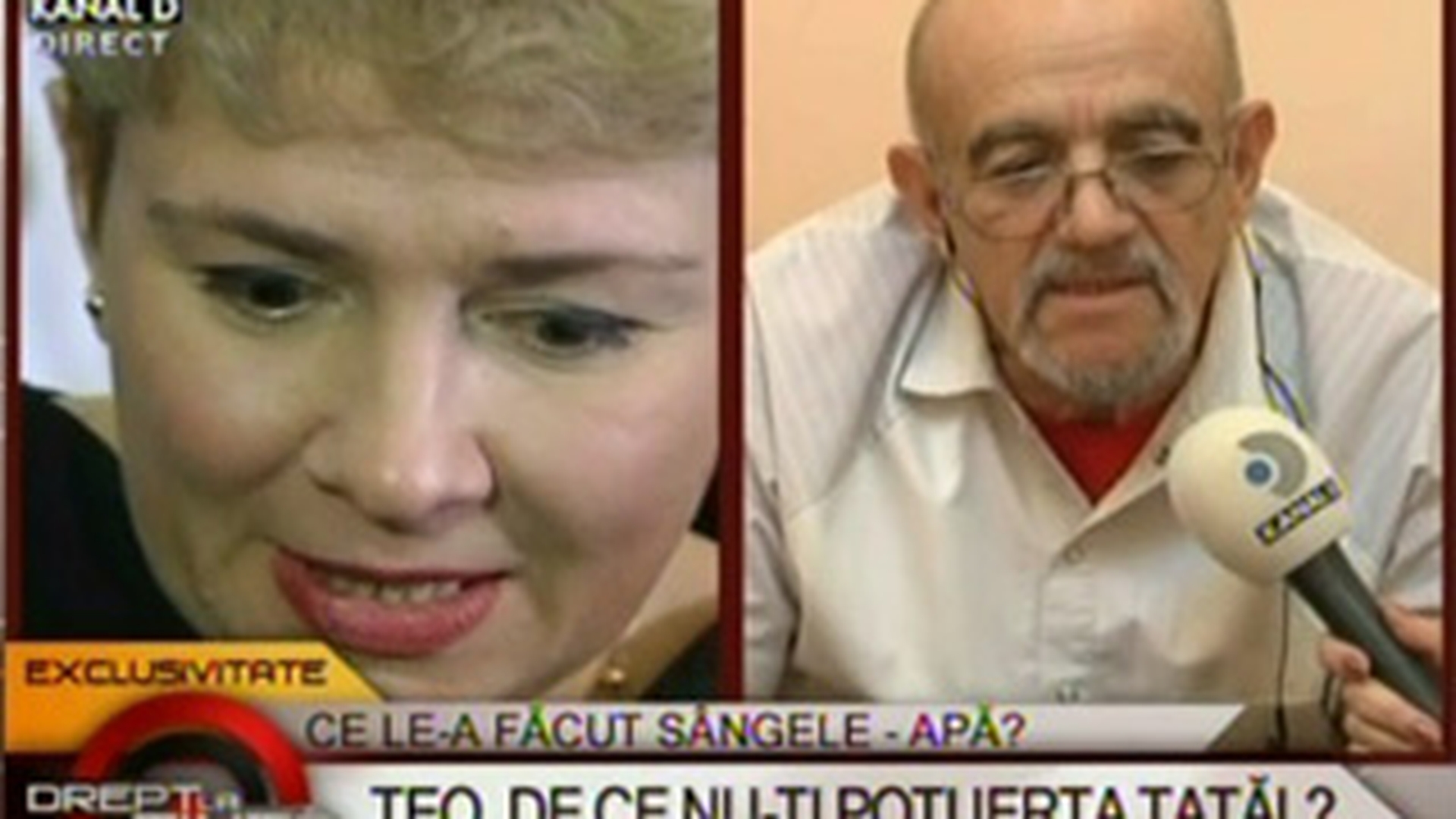 VIDEO Tatal lui Teo Trandafir se scuza: "Eu nu am fost la ea pentru ca nu m-a chemat, mi-a dat de inteles ca nu am ce cauta pentru ca e cineva care are grija de ea"