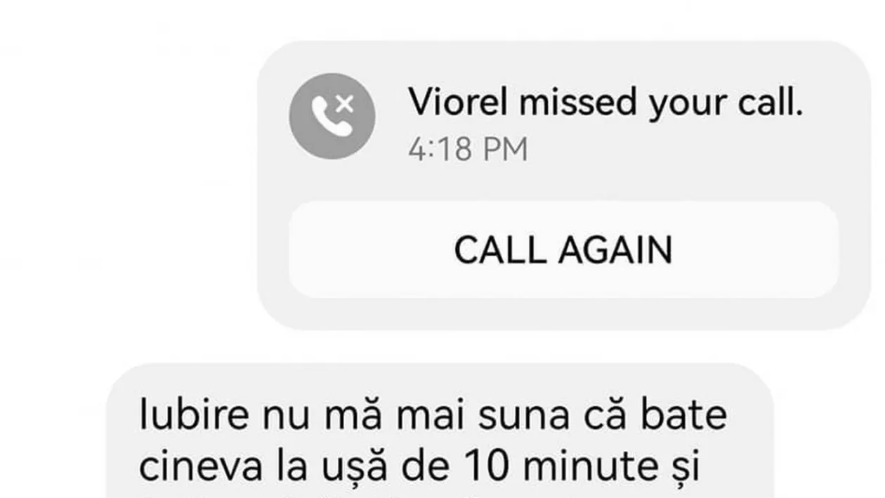 Bancul zilei. Iubire nu mă mai suna că bate cineva la ușă și...