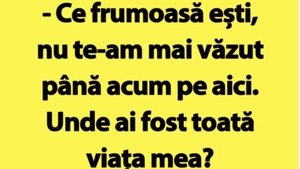 BANC | Bulă, la agățat: ”Ce frumoasă ești”