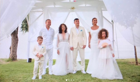 Anamaria Prodan, rochie albă spectaculoasă la nunta lui Alexandru Bourceanu! Soția fotbalistului a strălucit în ziua nunții