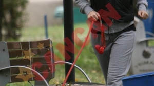 Bianca Ionita face jogging si este eco! Se antreneaza cu buldogul