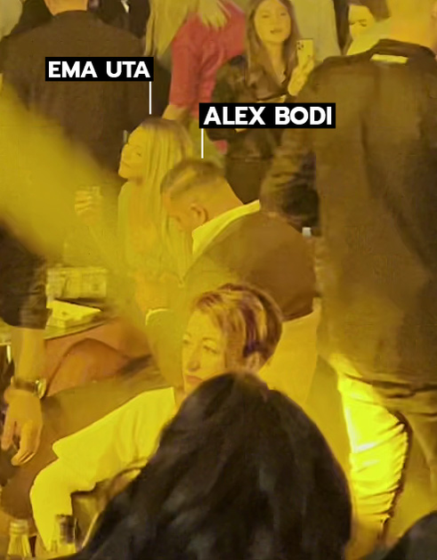 Alex Bodi și Ema Uta, la NUBA (Foto: CANCAN.RO)
