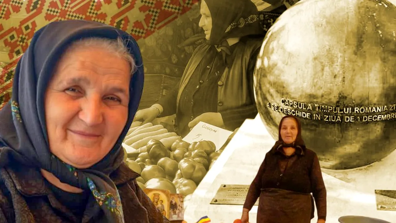 Bunicuța care își vinde legumele pe Facebook a ”intrat” în Capsula Timpului alături de Smiley & Patzaichin
