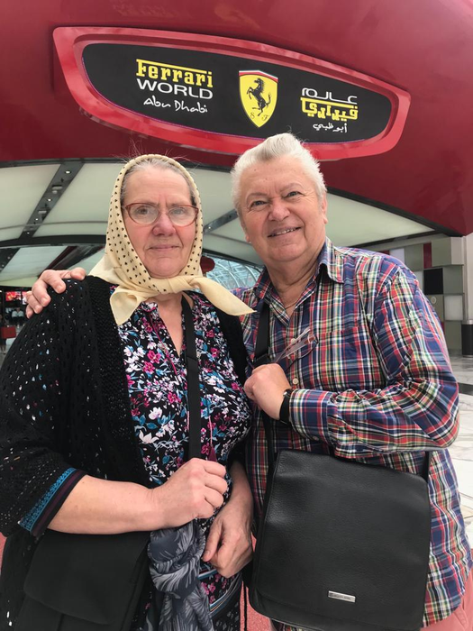 Gheorghe Turda și sora lui, Anuța, vacanță de cinci stele în Dubai