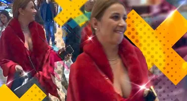 Imagini necenzurate cu ”Super-crăciunița” Anamaria Prodan & un decolteu-fluviu!