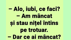 BANCUL ZILEI | "Alo, iubi, ce faci?"