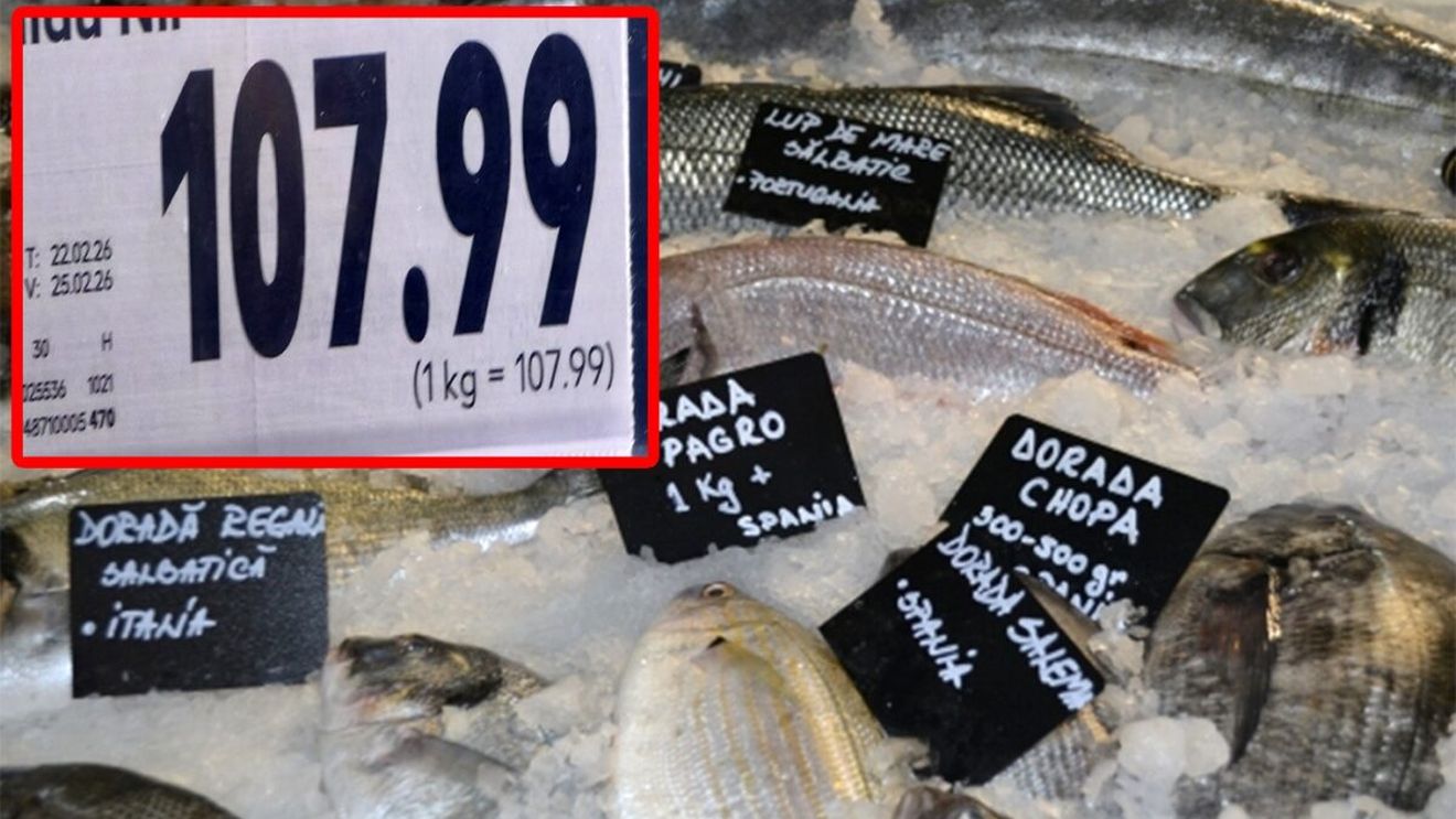 Peștele "banal" devenit mai scump decât somonul. Costă 107.99 lei/kg în magazinele Kaufland din România