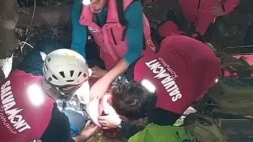 O femeie din Bușteni a căzut într-o prăpastie adâncă de zeci de metri! Cum au găsit-o salvamontiștii