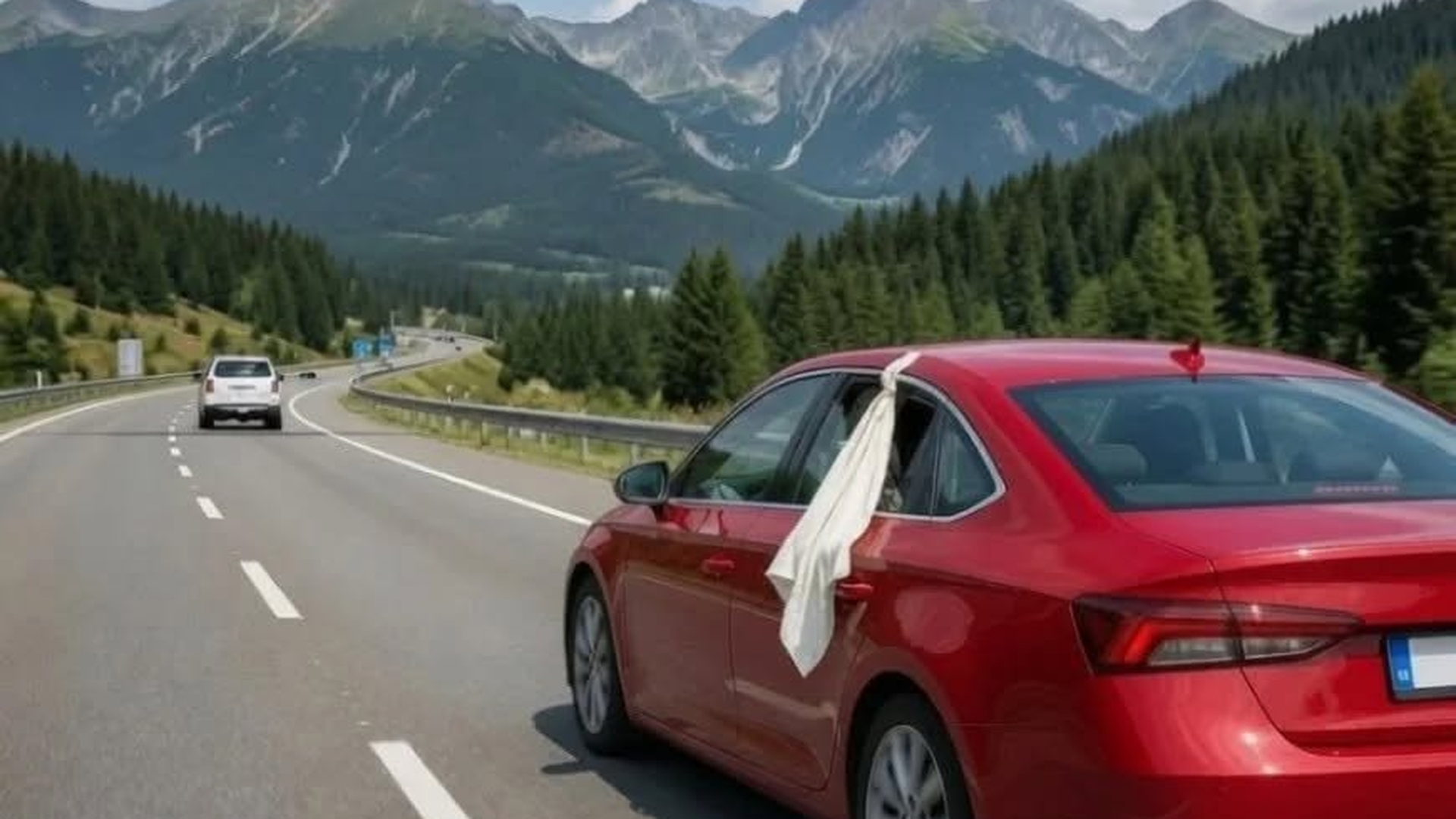Codul secret pe care nu ți-l spune nimeni. Ce înseamnă dacă vezi o cârpă albă prinsă în geamul unei mașini, în trafic