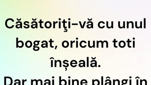 BANC | De ce femeile preferă bărbații bogați, de fapt