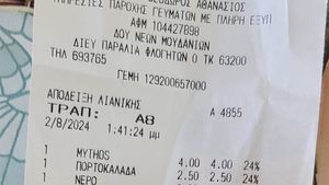 Câți euro au plătit 3 români pentru un prânz într-un restaurant din Grecia. Cum au reacționat când au văzut nota de plată