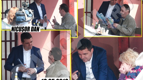 Cascadorii râsului cu un candidat la Primăria Generală. I-a ”terorizat” pe muşteriii de la Cocoşatu!