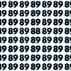 TEST IQ | Identificați singurul număr din imagine diferit de 89! Geniile reușesc în maximum 6 secunde