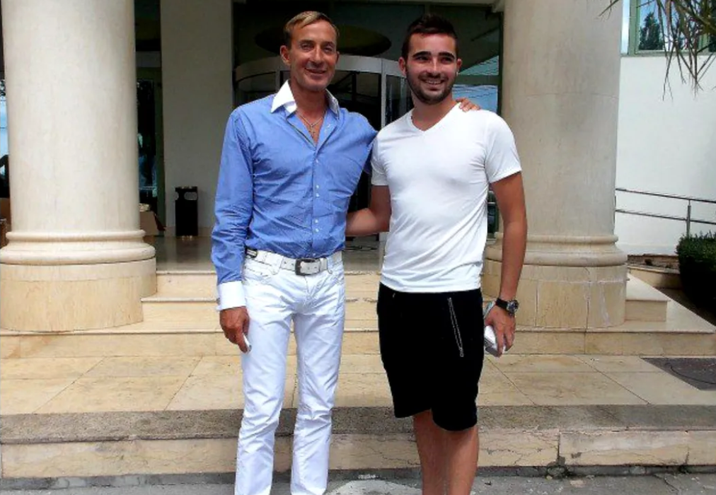 Radu Mazăre Jr., alături de tatăl său/ Sursa foto: Facebook