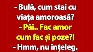 BANC | "Bulă, cum stai cu viața amoroasă?"