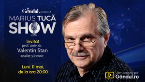 Marius Tucă Show începe luni, 11 mai, de la ora 20.00, pe Gândul. Invitat: prof. univ. dr. Valentin Stan