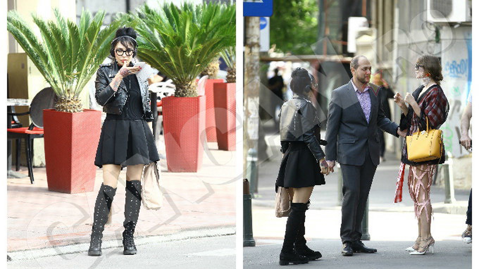 Vrea un nou look!  Dj WANDA s-a sfătuit pe stradă cu esteticianul vedetelor