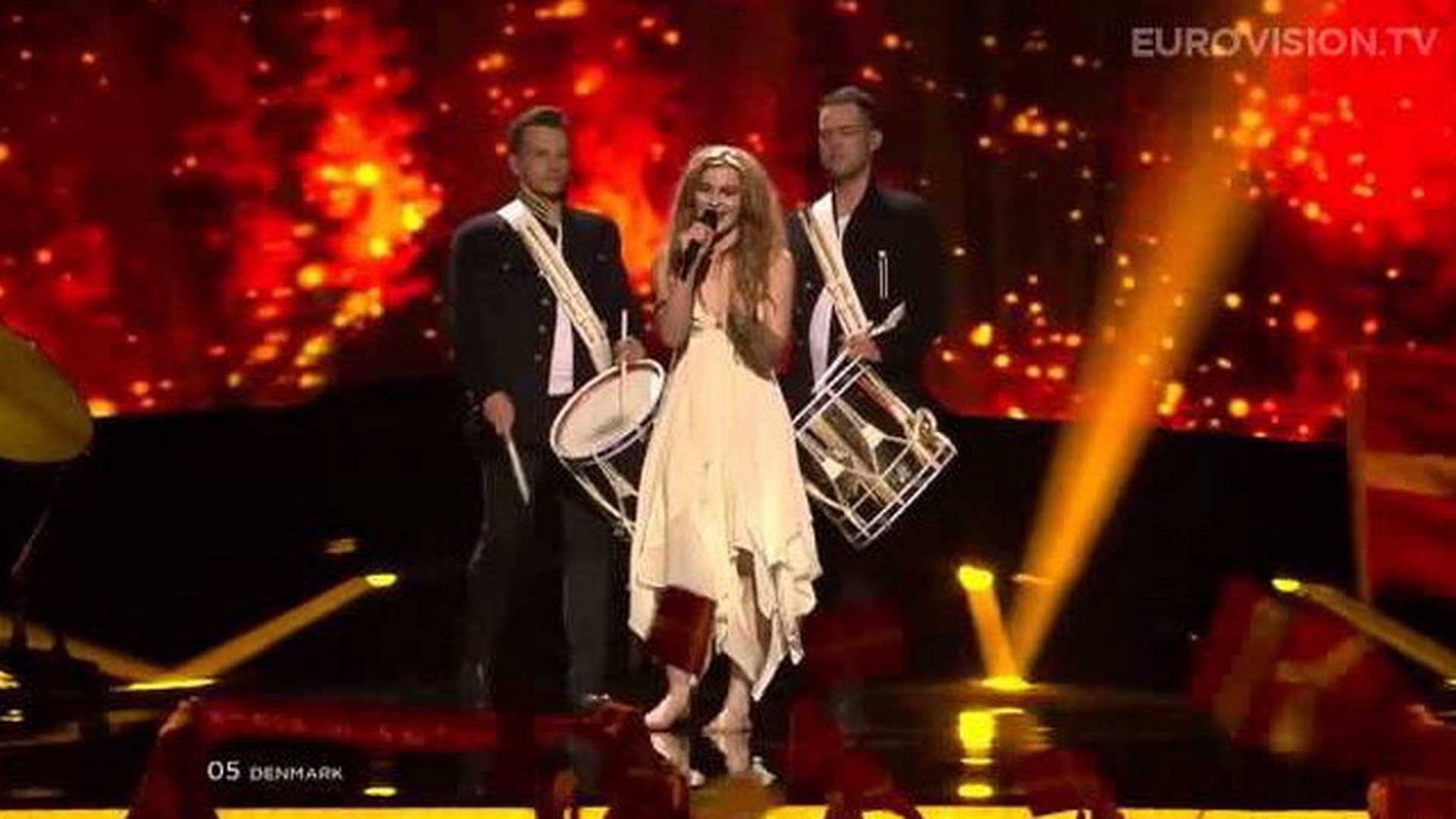 Lacrimi de fericire! Danemarca, castigatoarea Eurovision 2013! Emmelie De Forest a impresionat cu "Only Teardrops"
