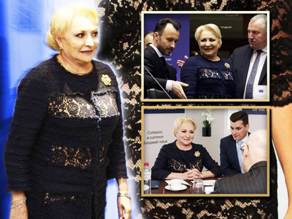 E oficial! Adevărul despre rochia sexy pe care Viorica Dăncilă a purtat-o la Parlamentul European