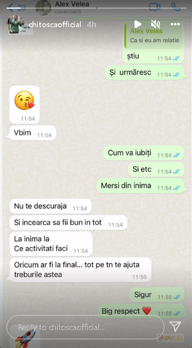 Sebastian Chitoșcă a scos la iveală mesaje private cu Alex Velea! Ce i-a spus cântărețul, despre relația cu Antonia