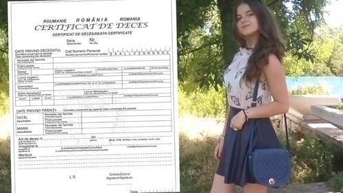 Asta schimbă tot în cazul Caracal! Ce scrie în certificatul de deces al Alexandrei Măceșanu. Cine a ucis-o, de fapt?!