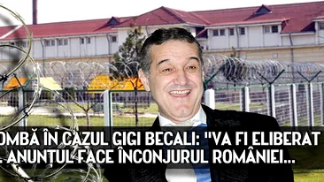 Lovitură BOMBĂ în cazul Gigi BECALI: Va fi eliberat DEFINITIV!!. Anunţul face înconjurul României...