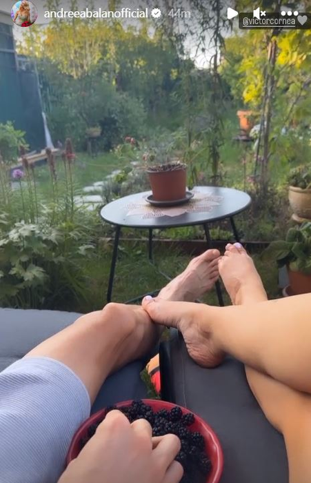 Andreea Bălan și Victor Cornea se relaxează la Sibiu / sursă foto: Instagram