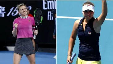 Simona Halep s-a calificat în turul al treilea la Australian Open, după un meci de coșmar cu Sofia Kenin