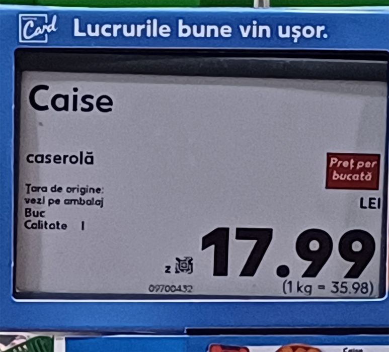 Cât costă un kilogram de caise. Sursa foto: Asociația pentru Protecția Consumatorilor din România