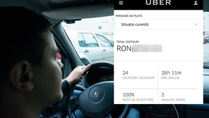 "Am rupt normele". Câți lei a câștigat un șofer de Uber din București în 26 de ore și 11 minute