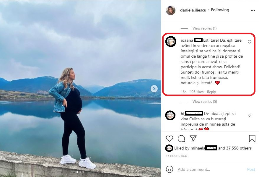 Însărcinată în 7 luni, Daniela Iliescu a izbucnit în lacrimi după ce a primit un mesaj despre Culiță Sterp: “Să vezi ce își dorește și omul de lângă tine”. Burtica i-a crescut mult | FOTO