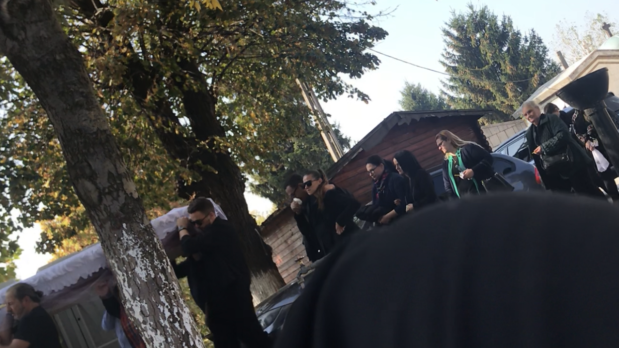 Ștrefan Stan și-a înmormântat mama în mare secret