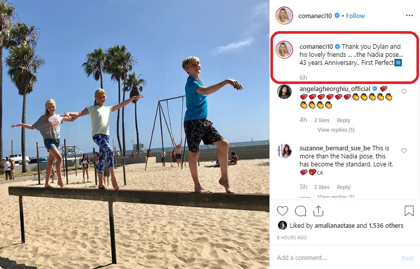 La 57 de ani, Nadia Comăneci arată senzațional în costum de baie! Gestul făcut pe plajă a devenit viral