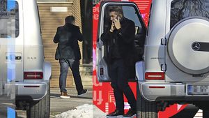 Imagini rare cu discretul milionar. A apărut în Capitală la bordul unui superb Mercedes G 63 AMG de 150 mii €, la care a "asortat" pantofi Louis Vuitton și blugi Dolce&Gabbana