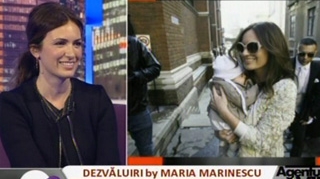 Maria Marinescu isi linisteste copilul cu feonul!