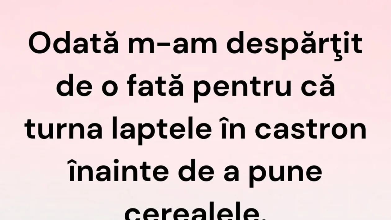 BANCUL ZILEI | Motiv matinal de despărțire