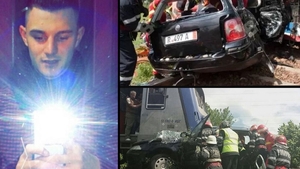 Înfiorător! Unul din tinerii morţi în groaznicul accident din Bistriţa şi-a prevestit sfârşitul. Mesajul scris cu SÂNGE pe asfalt