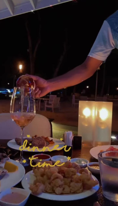 Bianca Drăgușanu și Gabi Bădălău, cină romantică în Maldive