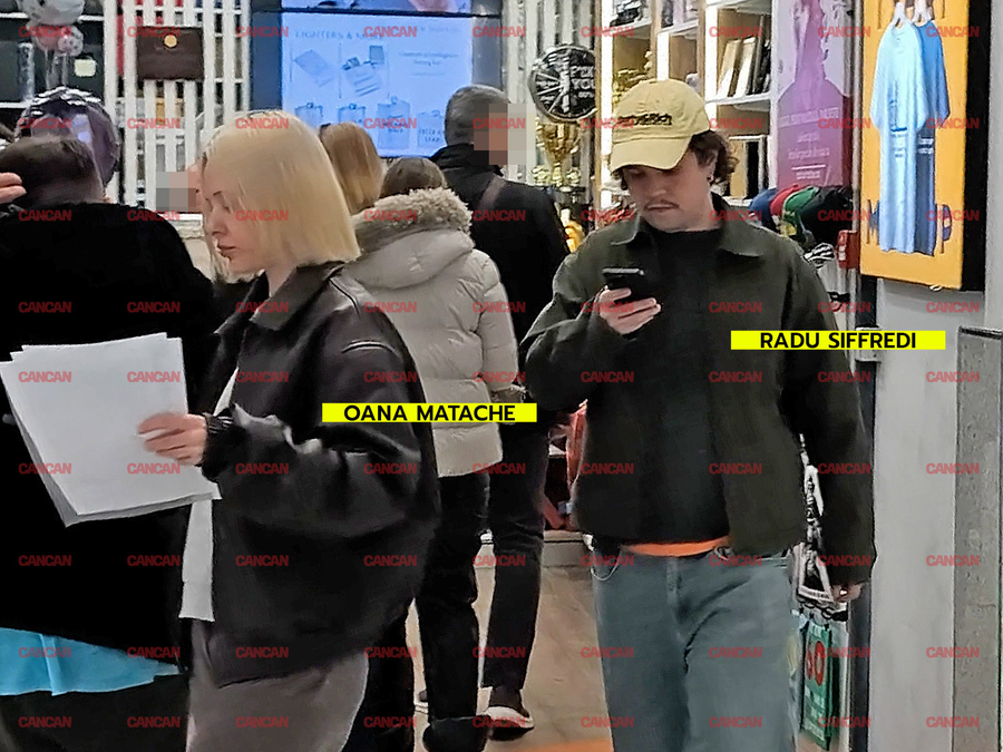 Oana Matache si Radu Siffredi au fost surprinși în mall cu treabă