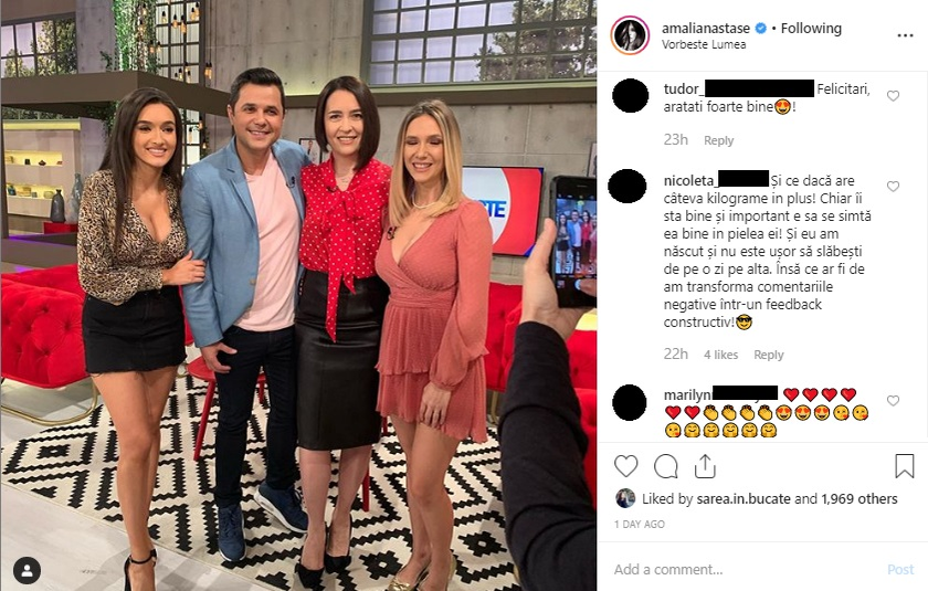 Adela Popescu, criticată pentru kilogramele în plus: “Mai slăbește nițel, că te face doamna Amalia”. Ce replică a avut fosta soție a lui Ilie Năstase