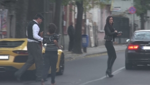 Nu-si mai incape in Lamborghini de mandrie! Dan Nicorescu si-a “tatuat”numele pe masina!