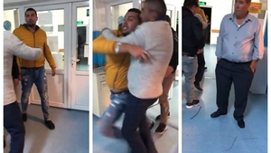 Scene uluitoare într-un spital din Băilești! Un bărbat a atacat doi polițiști: ”Muriți de mâna mea!”