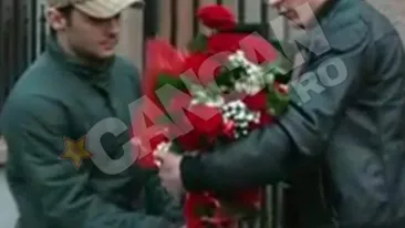 VIDEO Fiul Nicolei a incercat in zadar sa se impace cu mama sa! A mers cu flori la studioul artistei