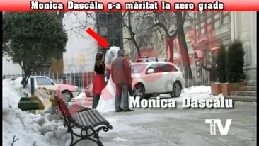 Monica Dascalu s-a casatorit pe viscol