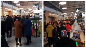 Mai multe persoane care stăteau la coadă într-un centru comercial din Craiova au fost amendate, pentru că nu au respectat distanțarea fizică