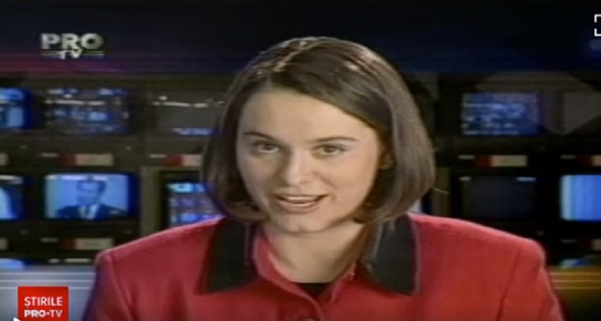Primul jurnal Știrile Pro TV prezentat de Andreea Esca pe 1 decembrie 1995. Detaliul ciudat observat în aceste imagini