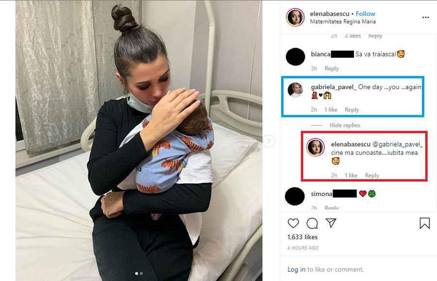 Elena Băsescu a dezvăluit într-un comentariu lăsat la postarea făcută astăzi că își dorește să devină din nou mamă © Instagram