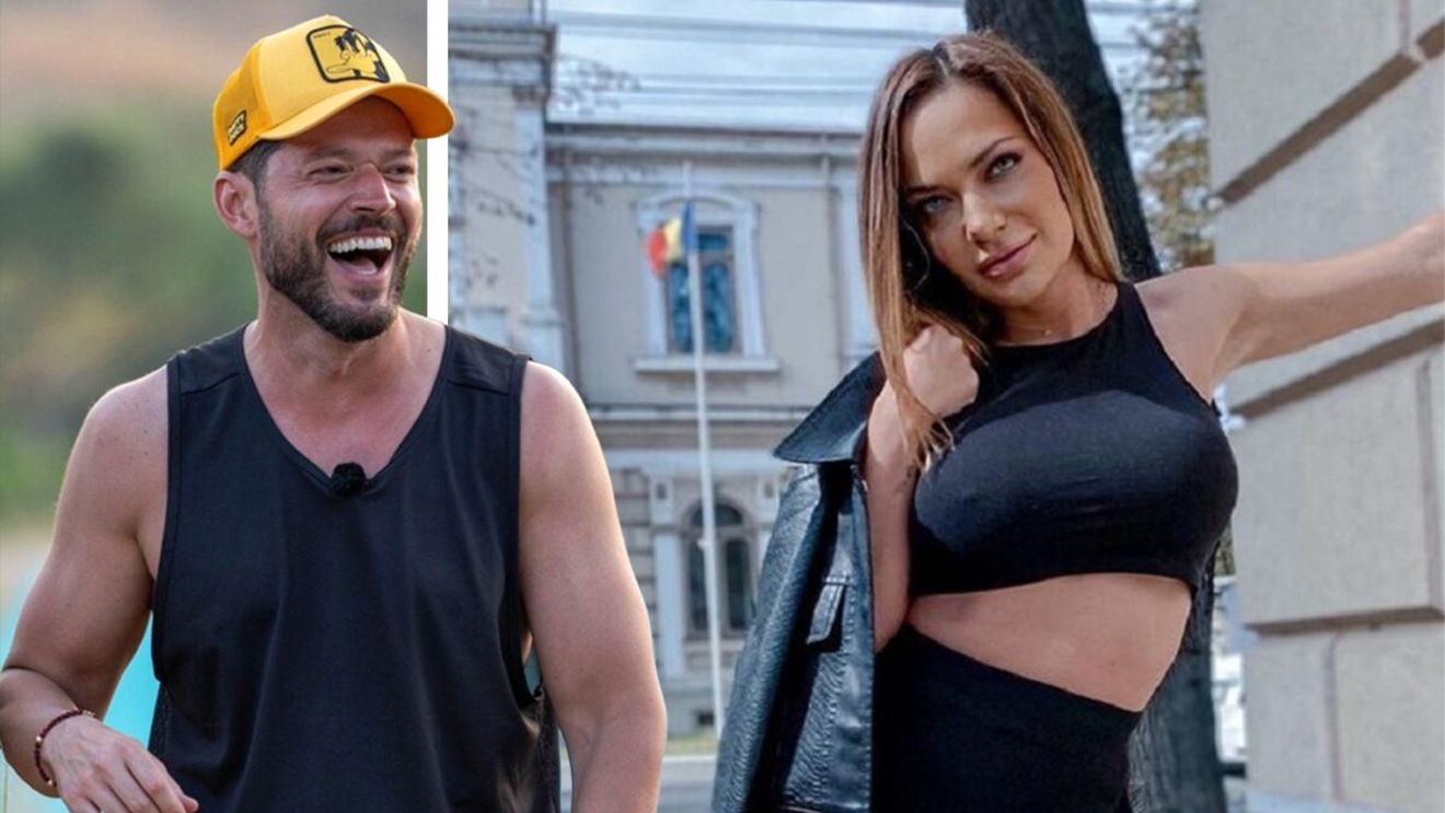 Victor Slav s-a "iubit" cu Andreea Antonescu. Concurentul de la Asia Express și-a făcut de cap cu artista într-un parc de distracții